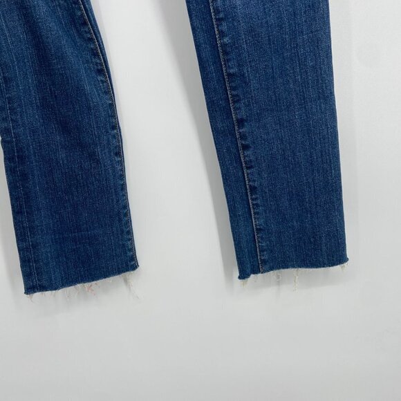J Brand Pencil Leg Raw Hem Denim Blue Casual Jeans Size 25 - Picture 9 of 9